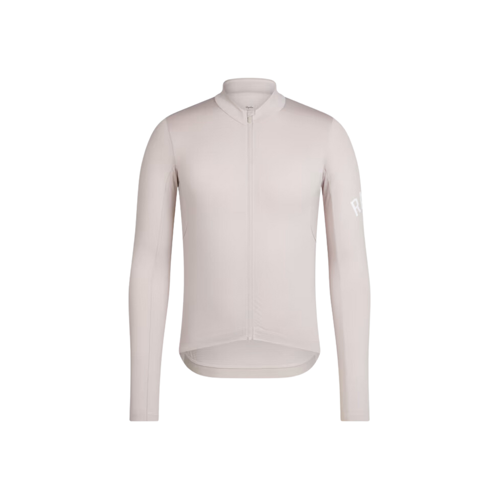 Rapha Pro Team 长袖中量级运动衫 - 银灰色 / 白色 Alyssum