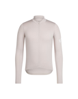 Rapha Pro Team Long Sleeve Midweight Jersey - Silver Gray / White Alyssum