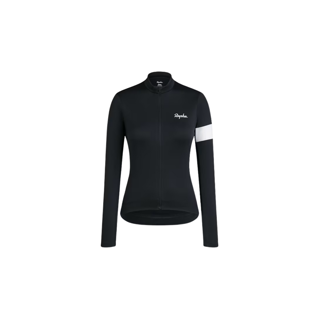 Rapha Women's Core Thermal Long Sleeve Jersey - Black/White