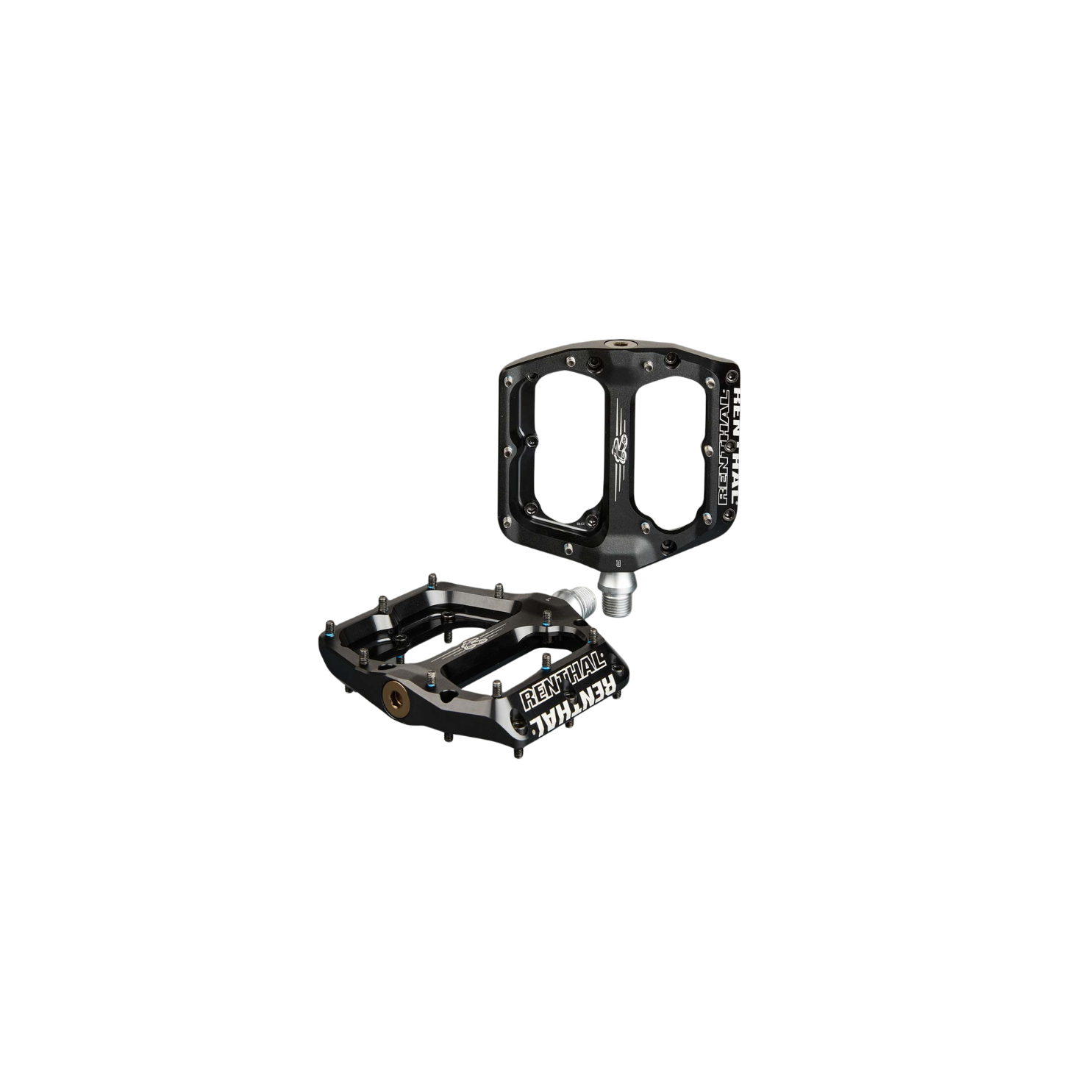Renthal Revo-F Flat Pedals - Black