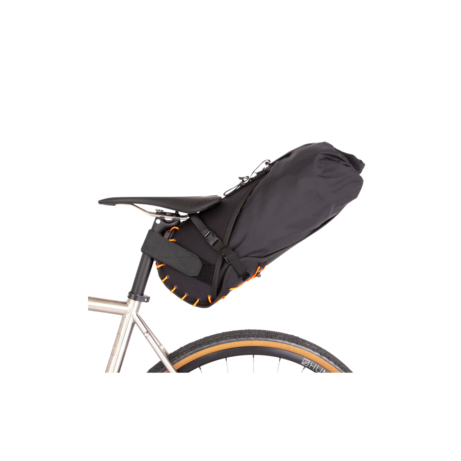 Restrap Saddle Bag (14L) - Black/Orange