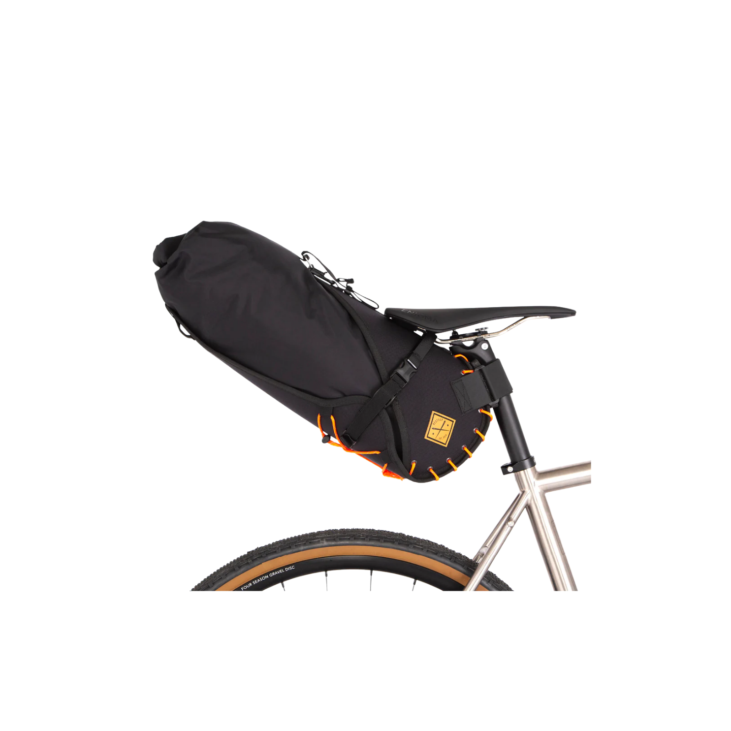 Restrap Saddle Bag (14L) - Black/Orange