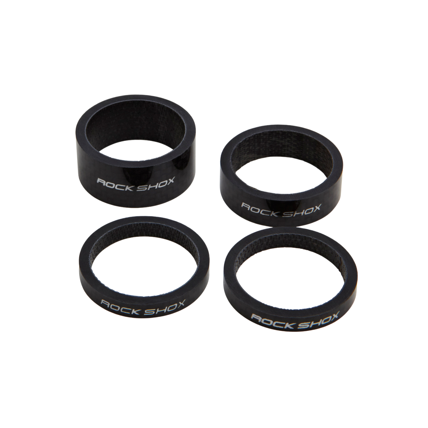 RockShox Carbon Headset Spacer Pack RockShox 5mm X2, 10mm X1, 15mm X1