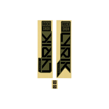 Rockshox Decal Kit - Lyrik Ultimate 27/29 Gloss Black for Gloss Green