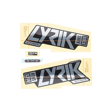 Rockshox Fork Decal Kit - Lyrik Ultimate 27/29 Polar Foil for Gloss R