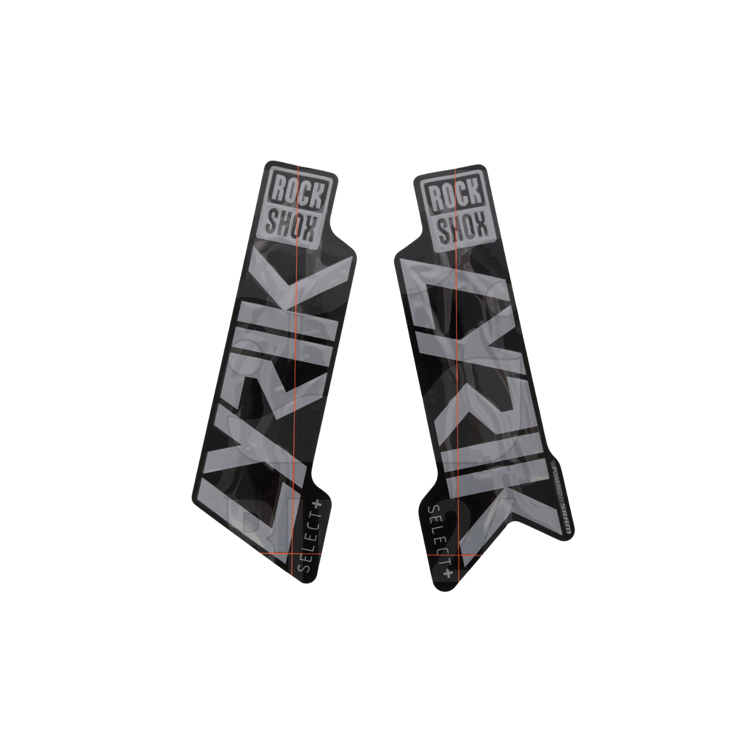 RockShox Fork Decal Kit - Lyrik Ultimate 27/29 Polar Foil for Gloss R