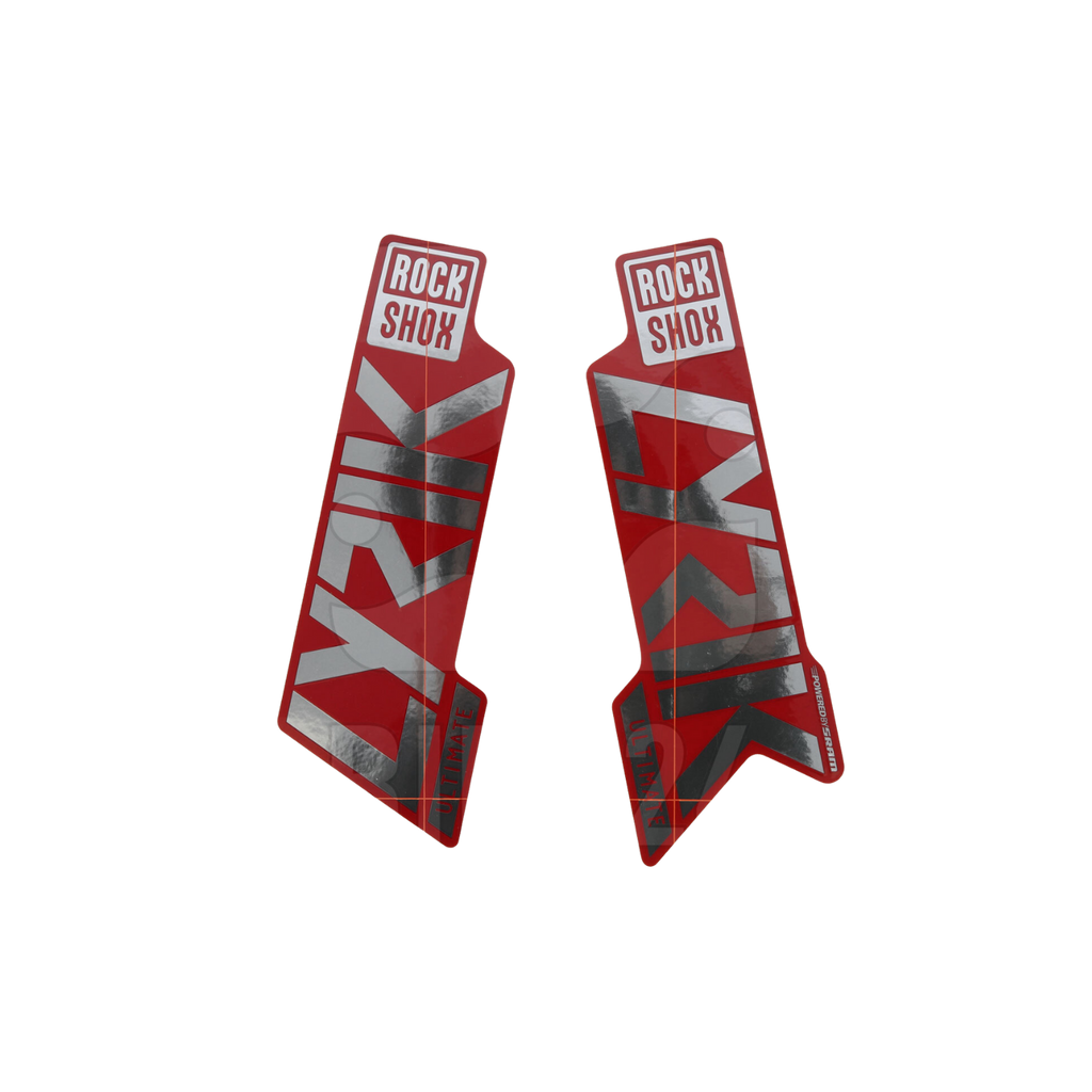 Rockshox Fork Decal Kit - Lyrik Ultimate 27/29 Polar Foil for Gloss R