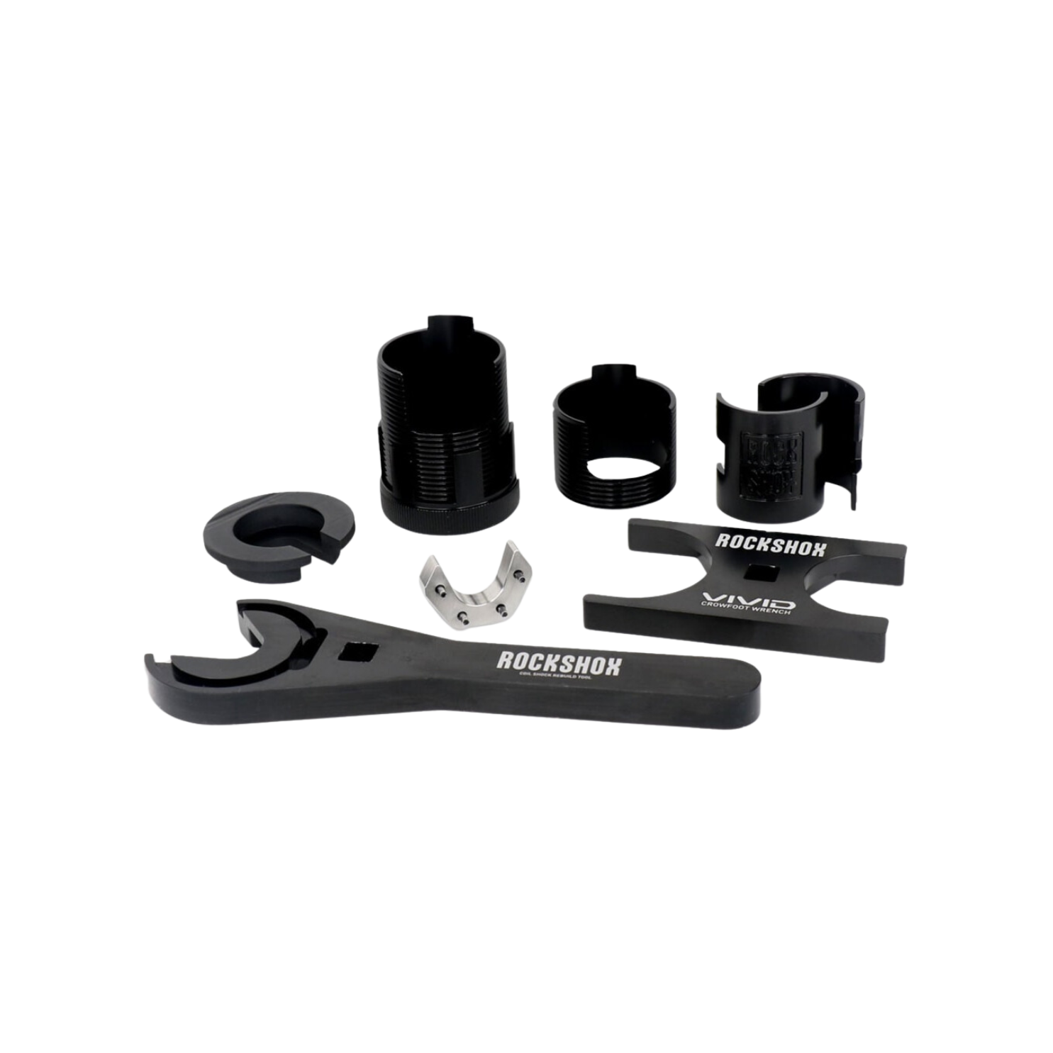 Rockshox Rear Shock Toolset for Vivid Service (Includes Countermeasure Tools Clip 4636 Crowfoot Body Protector Vivid C)