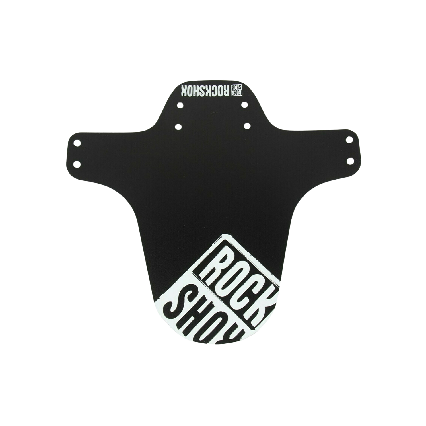 Rockshox RockShox MTB 挡泥板 黑色，带白色仿旧徽标印花