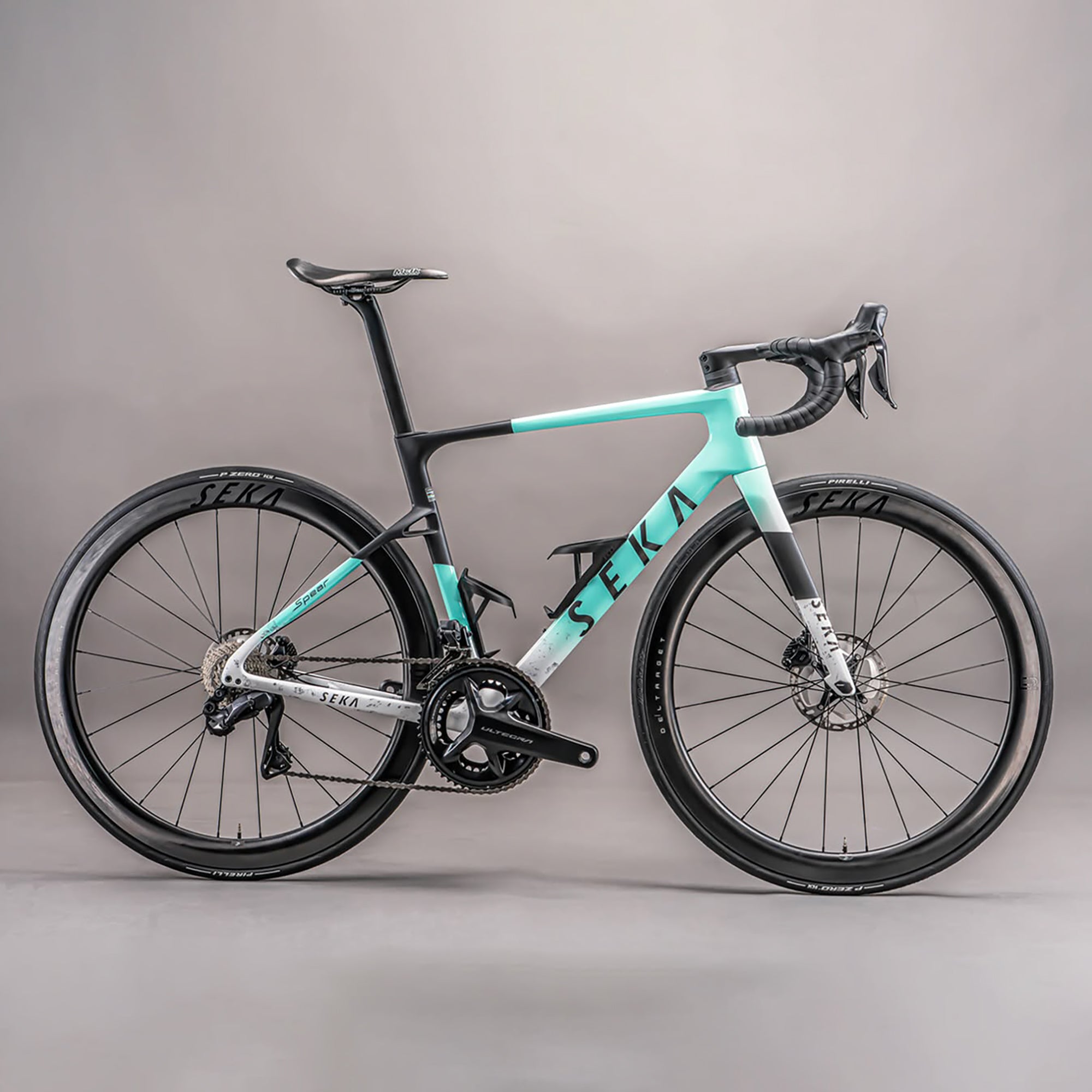 SEKA Spear Carbon Road Disc Frameset - Frosty Blue