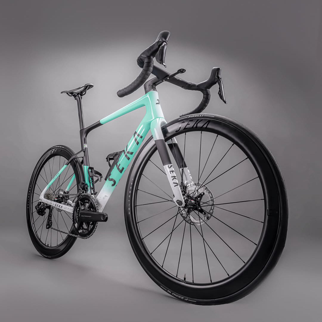 SEKA Spear Carbon Road Disc Frameset - Frosty Blue