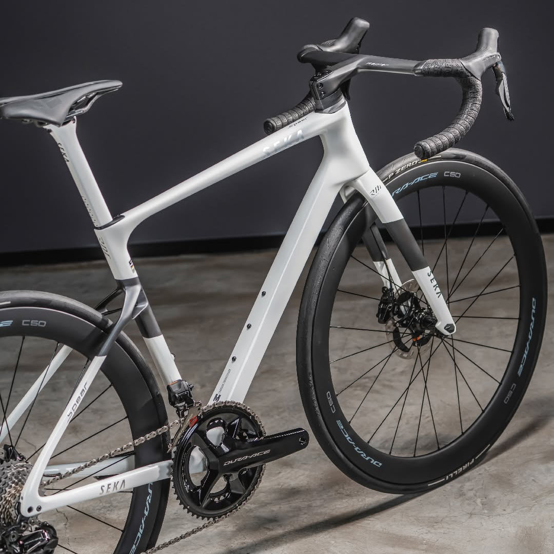 SEKA Spear RDC Carbon Road Disc Frameset - Ultra White