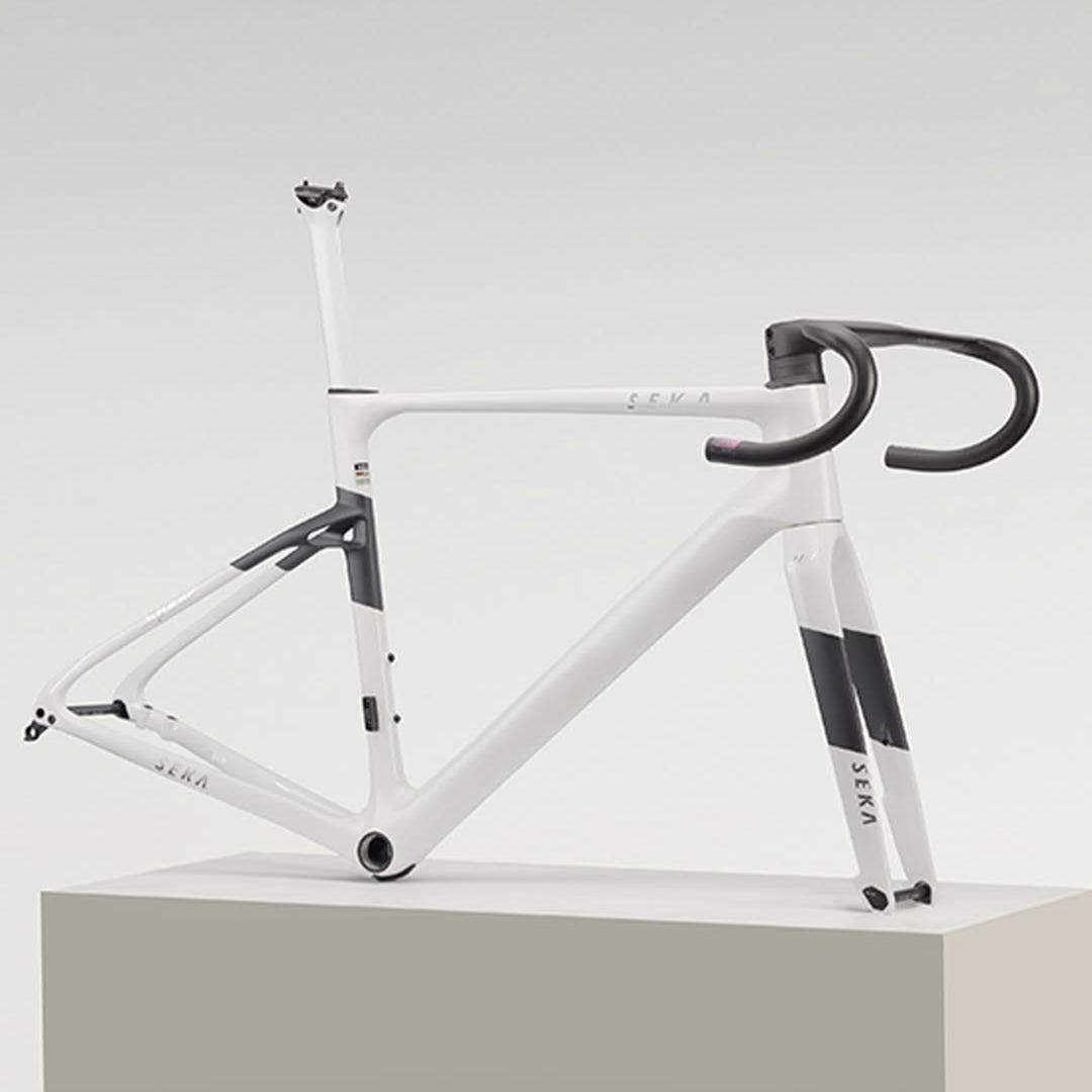 SEKA Spear RDC Carbon Road Disc Frameset - Ultra White
