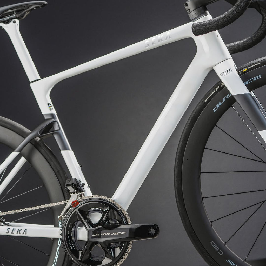 SEKA Spear RDC Carbon Road Disc Frameset - Ultra White