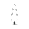 SKS U-Stays Special Suntour VELO 42 & 47 - Silver
