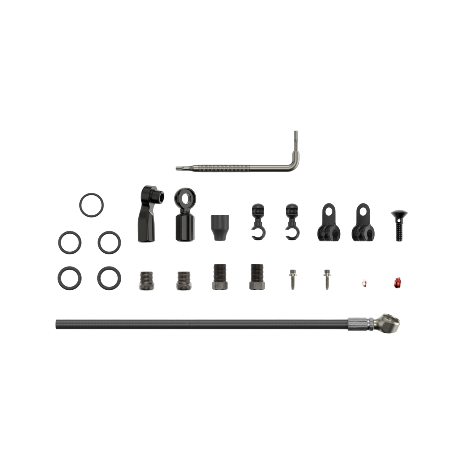 SRAM Beveled Banjo Hydraulic Disc Brake Hose Fitting Kit - 2000mm