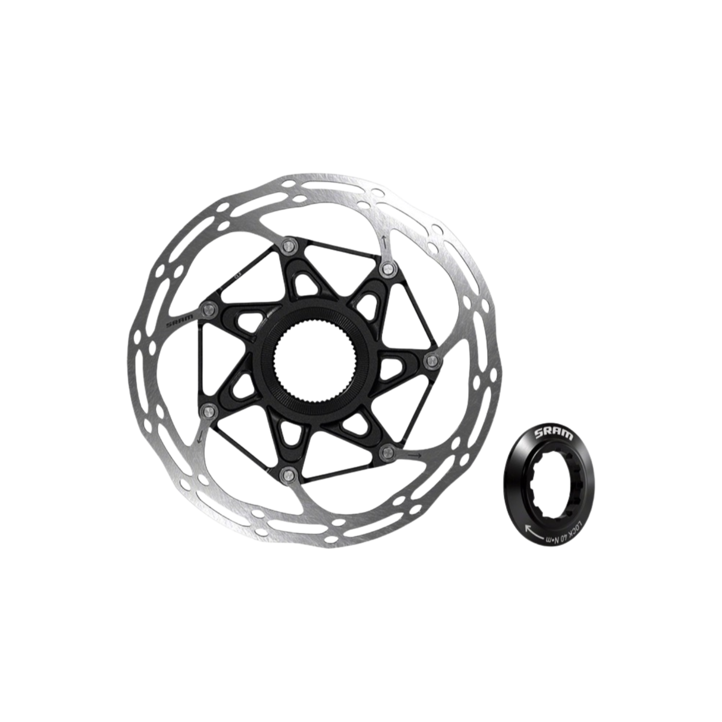 SRAM Centerline 两片式中心锁止转子 - 140 毫米