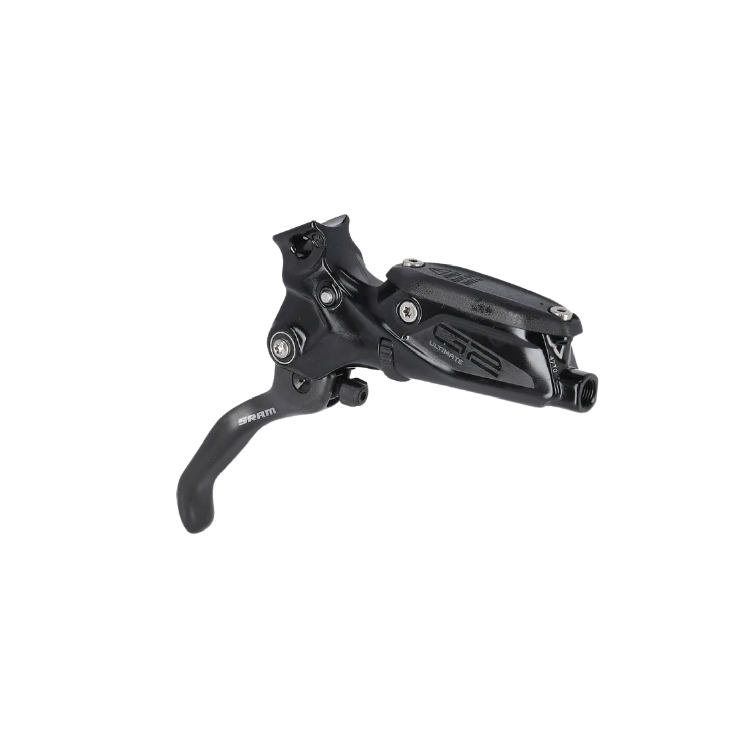 SRAM G2 Ultimate Disc Brake Lever Assembly - Carbon Lever, Gloss Black Anodized, A2