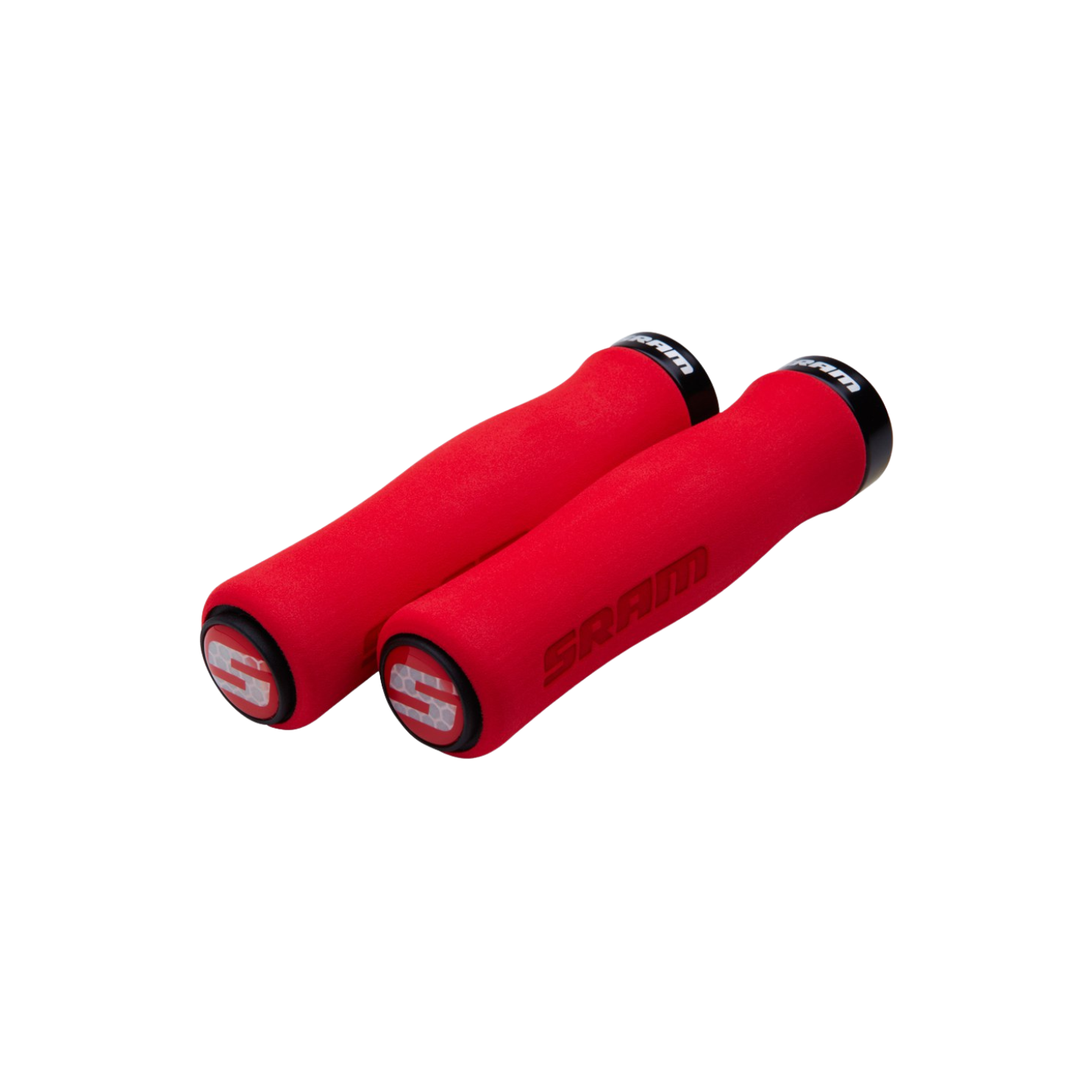SRAM Locking Grips Contour Foam - Red Black