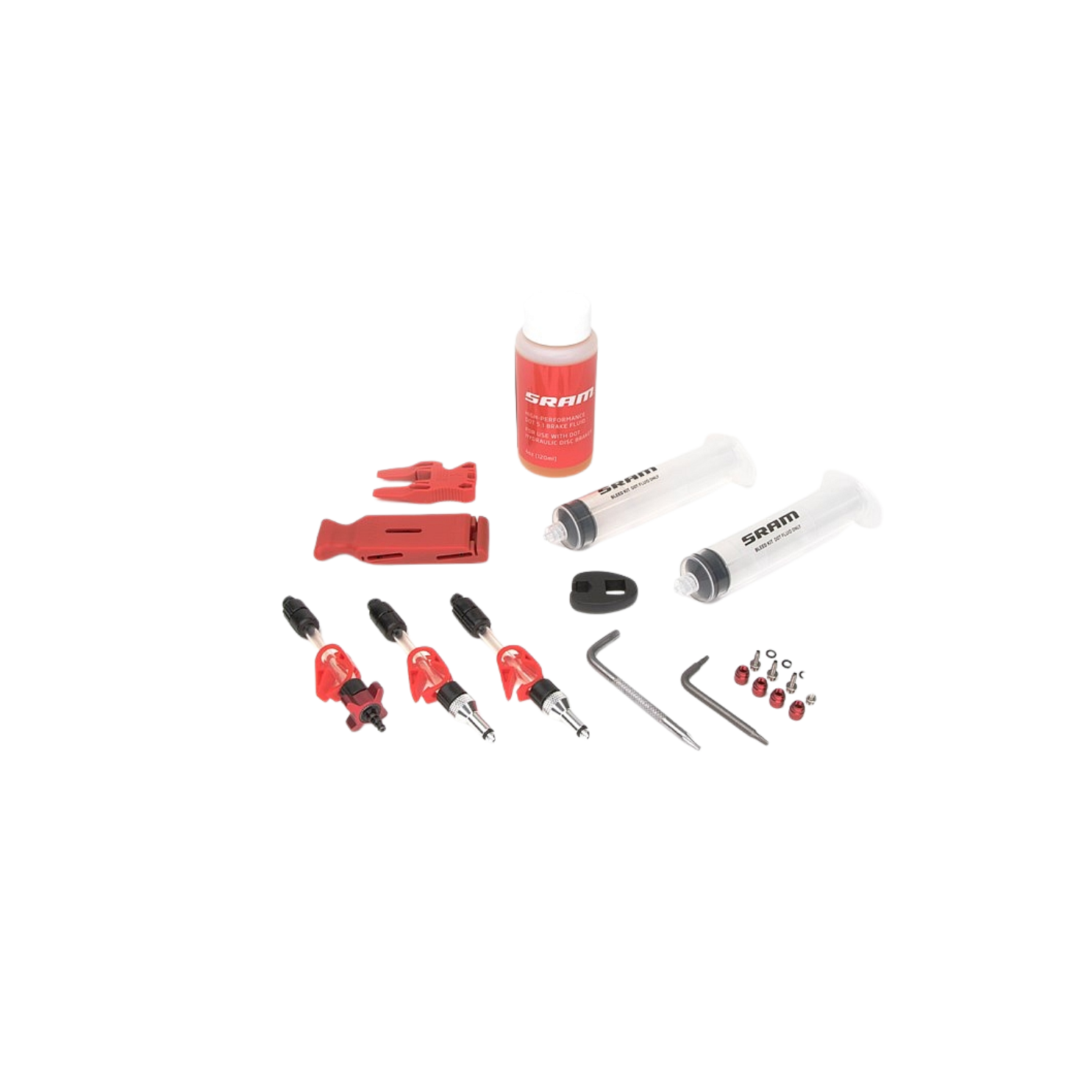 SRAM Standard DOT V2 Hydraulic Brake Bleed Kit - with Dot 5.1 Brake Fluid