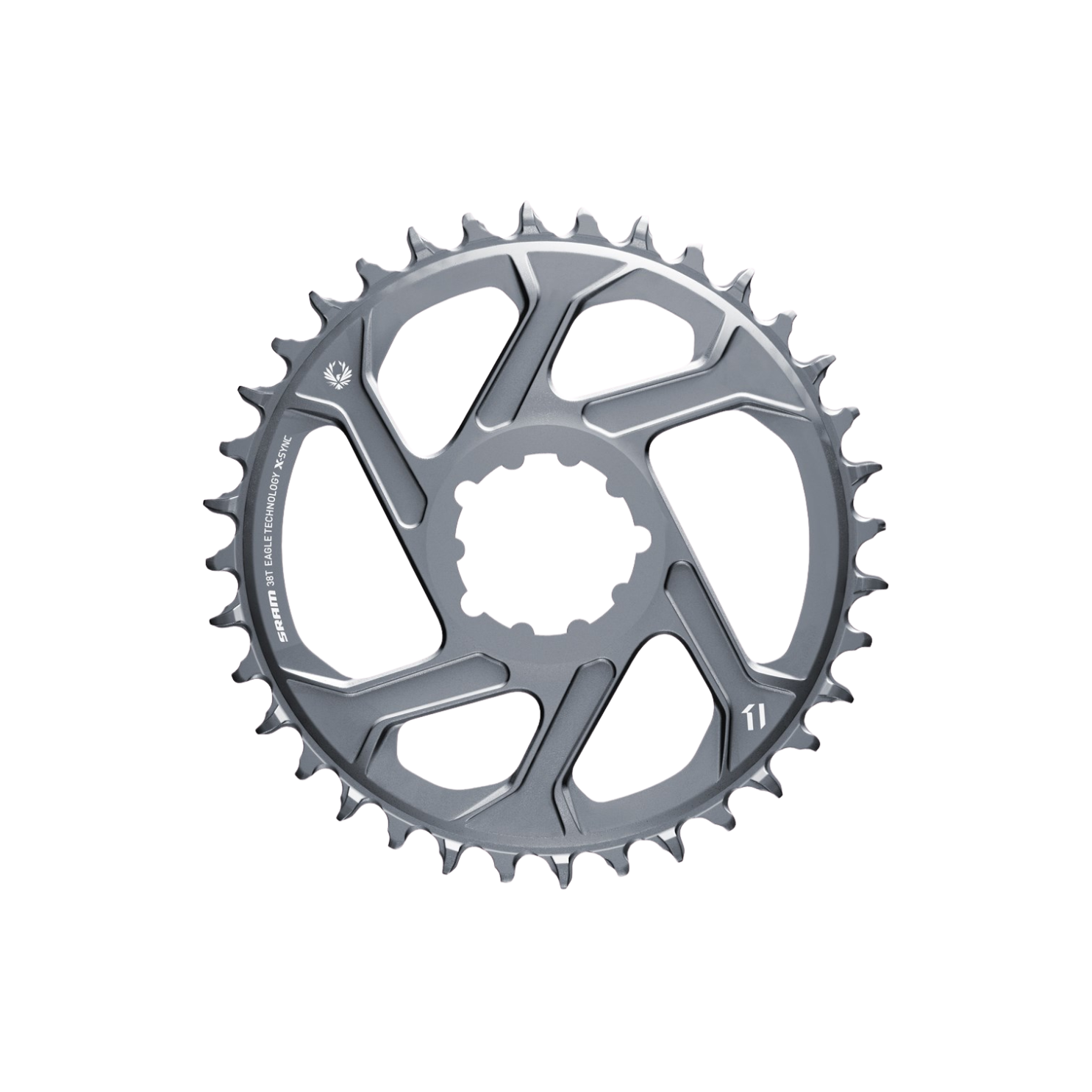 SRAM X-Sync 2 Eagle "Boost" 1x DM Chainring - 30 Tooth, Direct Mount, 3mm Offset - Polar Grey