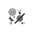 SRAM XX Eagle Transmission E-Bike Groupset - 165mm, 36t