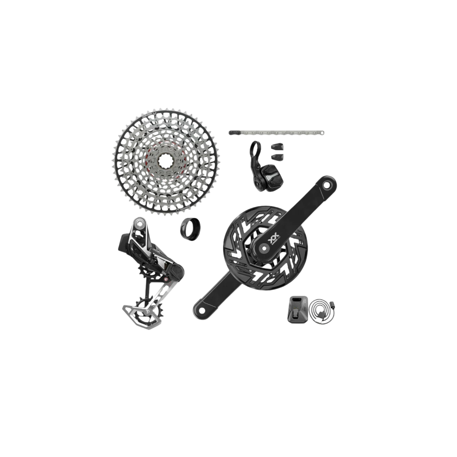 SRAM XX Eagle Transmission E-Bike Groupset - 165mm, 36t