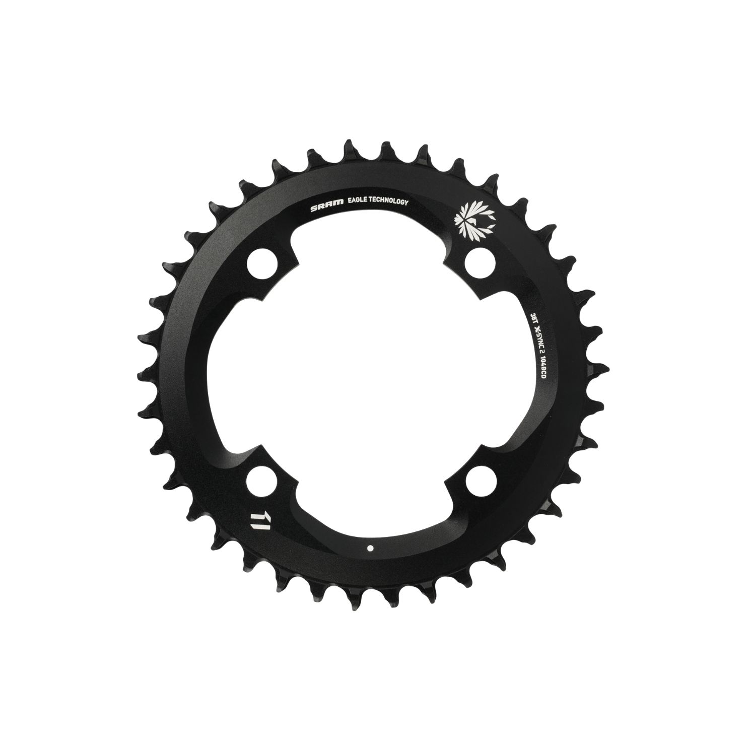 SRAM X-Sync 2 Eagle Chainring - 36 Tooth - 104mm BCD - 12-Speed - Black