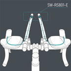 Shimano Sw-Rs801 开关变速器 Di2 变速器 12 速 Tt 740 毫米线缆