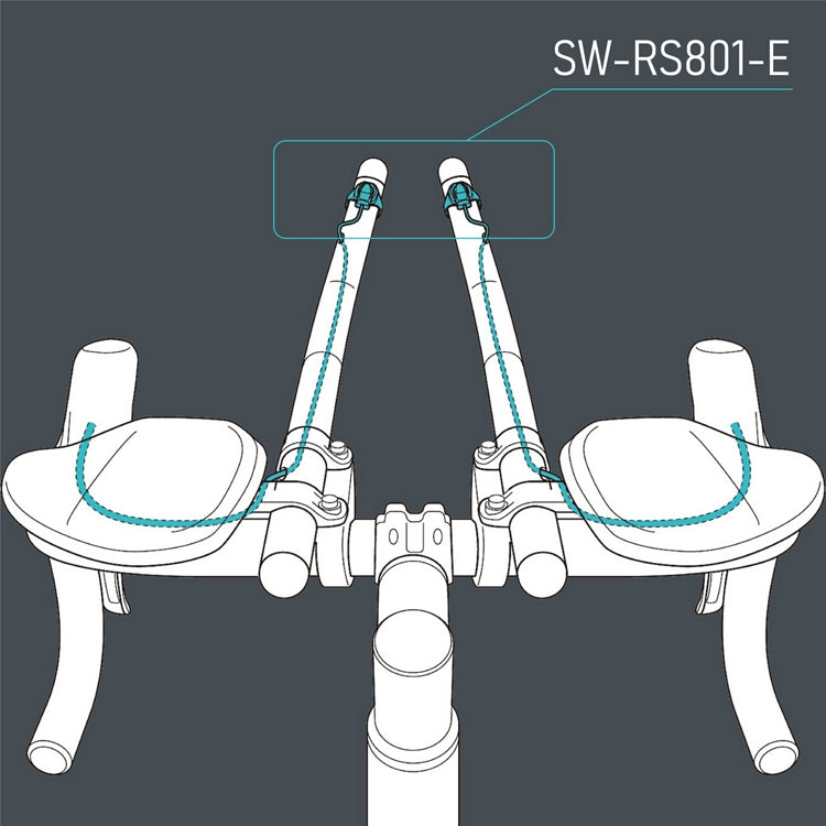 Shimano SW-RS801-T Shifting Switch - Sprint Shifter Buttons for Extensions