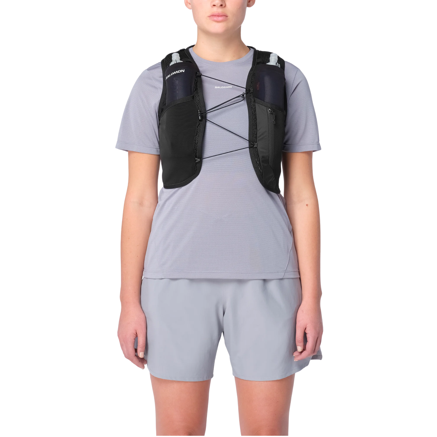 Salomon Active Skin 4 - Black/Metal (Womens)