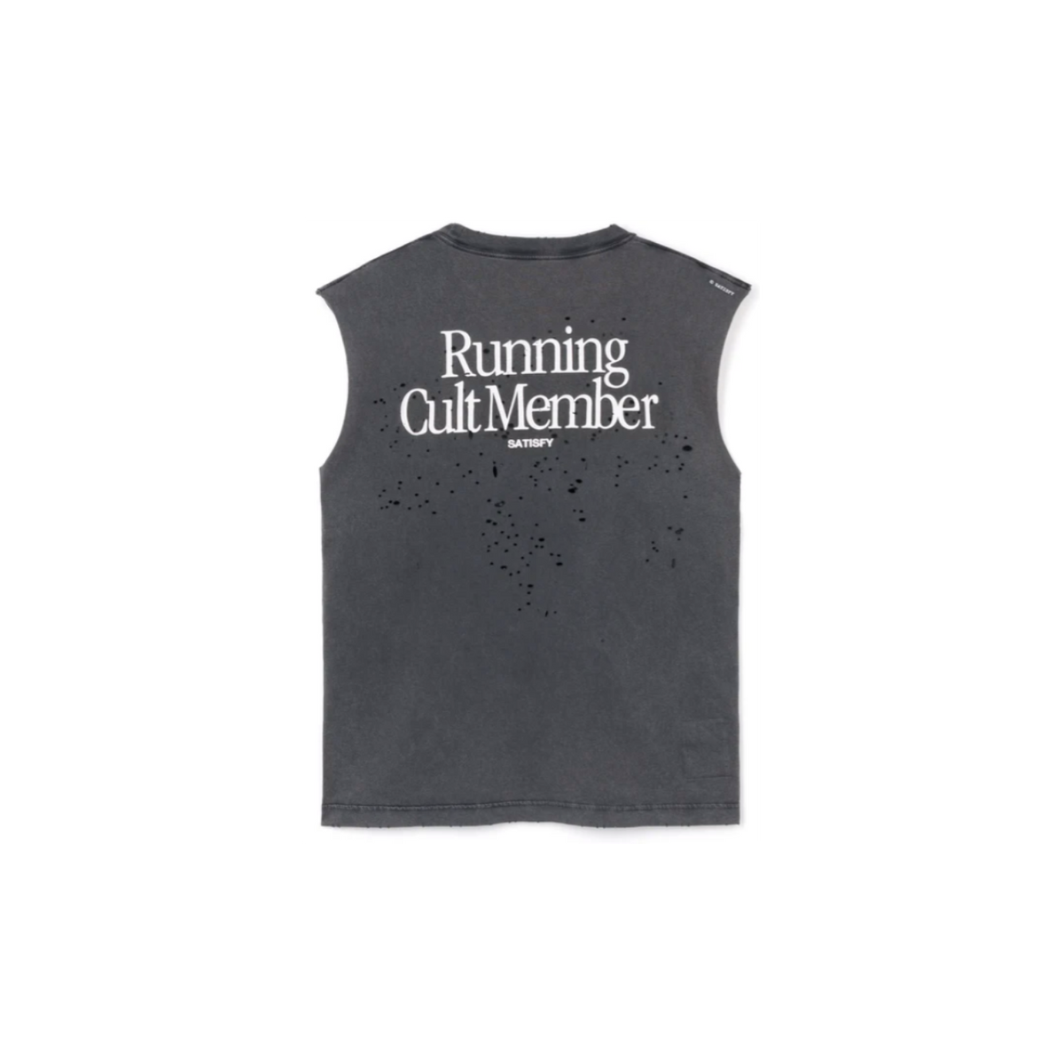 Satisfy MothTech Muscle Tee - Aged Black