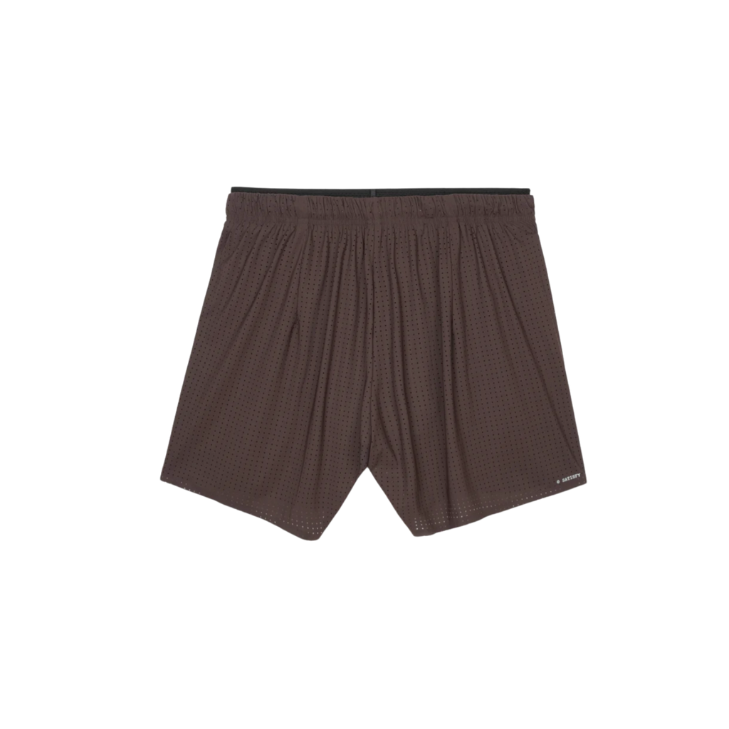 Satisfy Space-O 5" Shorts - Deep Mahogany