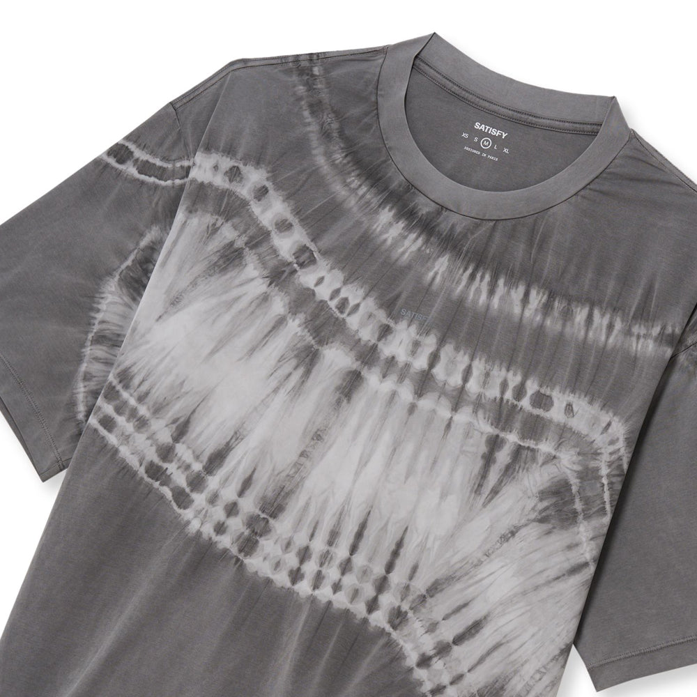 Satisfy AuraLite™ T-Shirt - Tie-Dye Mineral Graphite