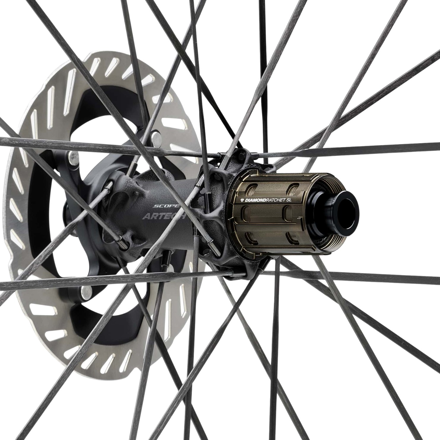 Scope Artech 2.A Road Disc Brake Wheelset - Black