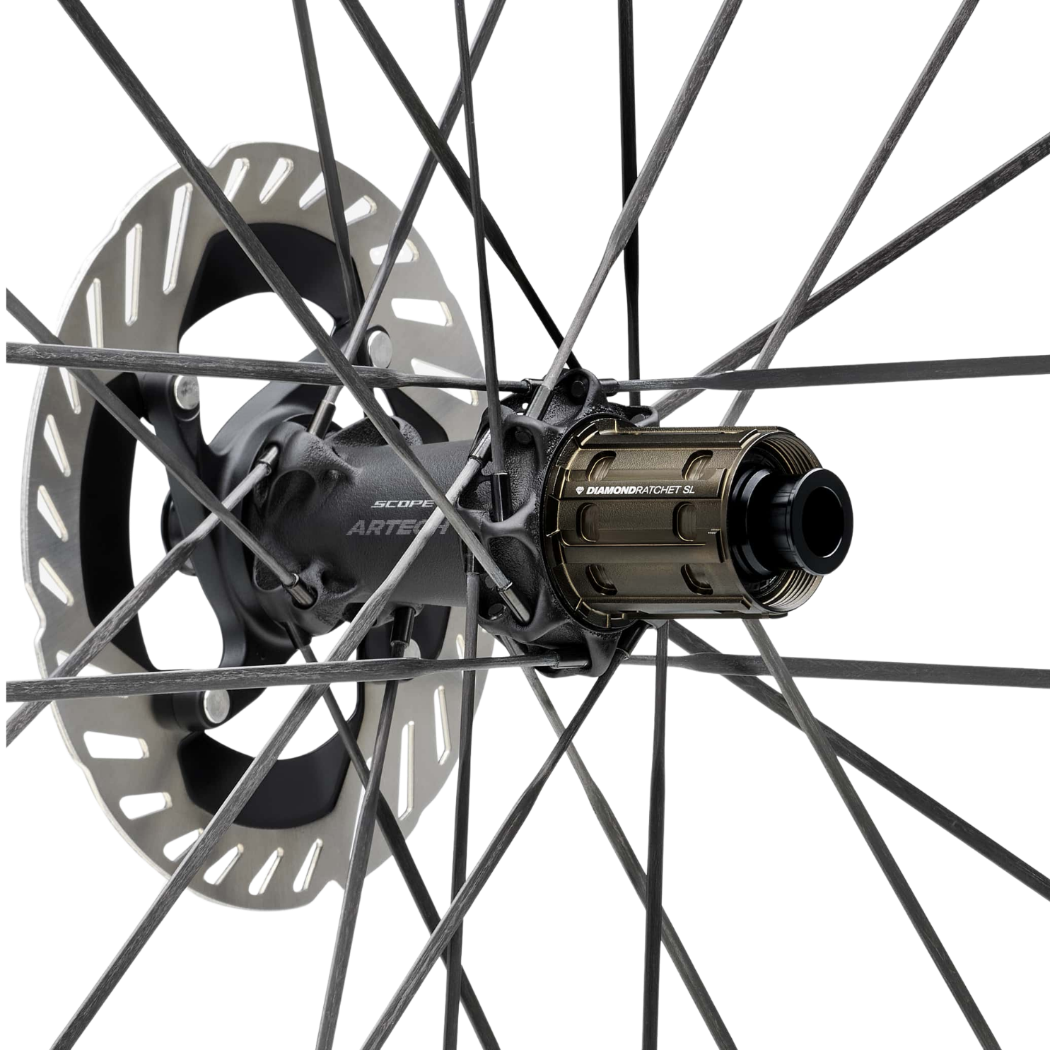 Scope Artech 2 Road Disc Brake Wheelset - Black