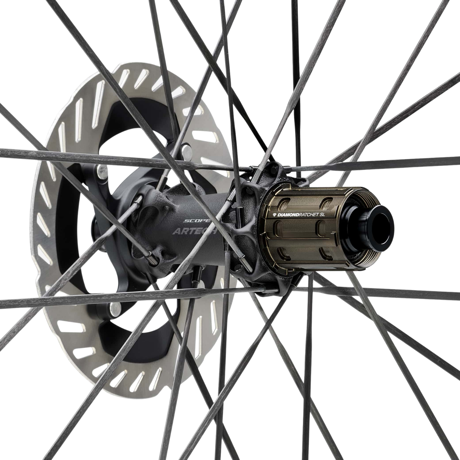 Scope Artech 4.A Road Disc Brake Wheelset - Black