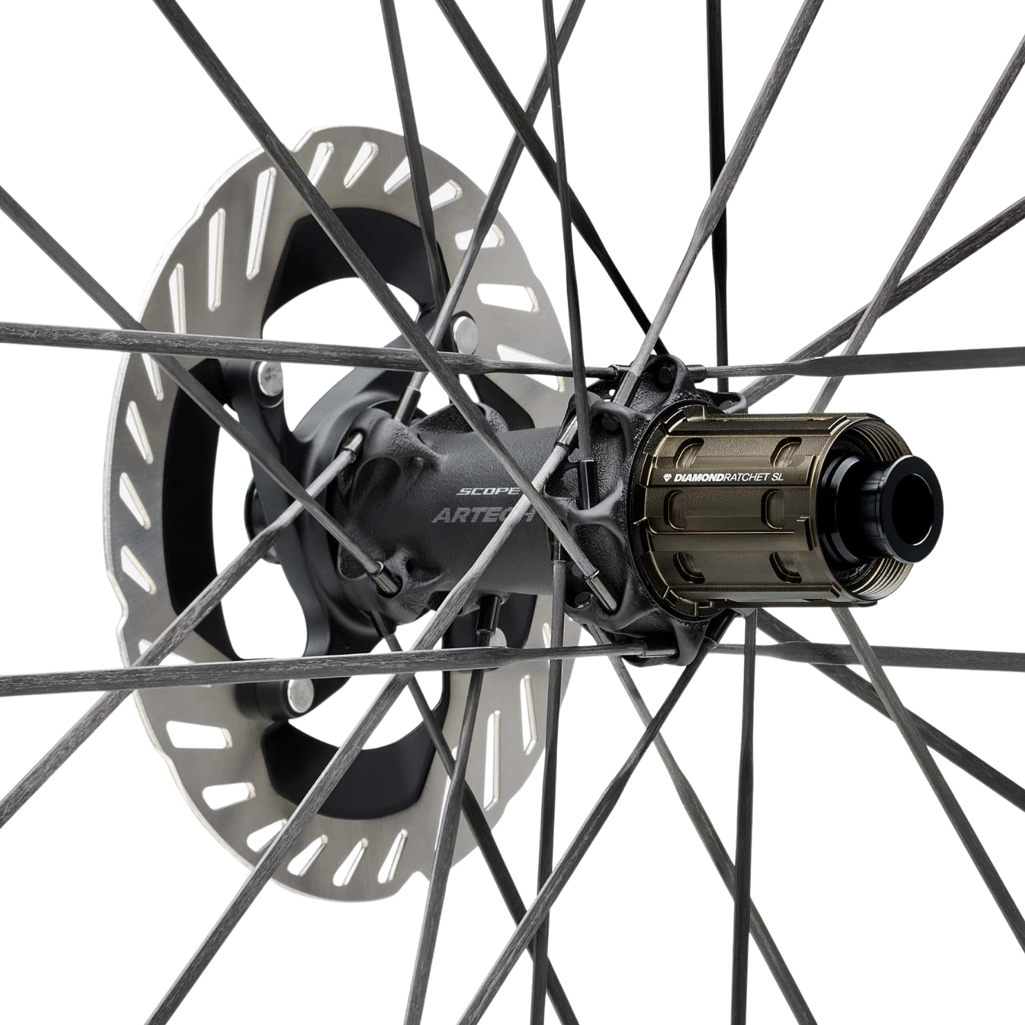 Scope Artech 6.A Road Disc Brake Wheelset - Black