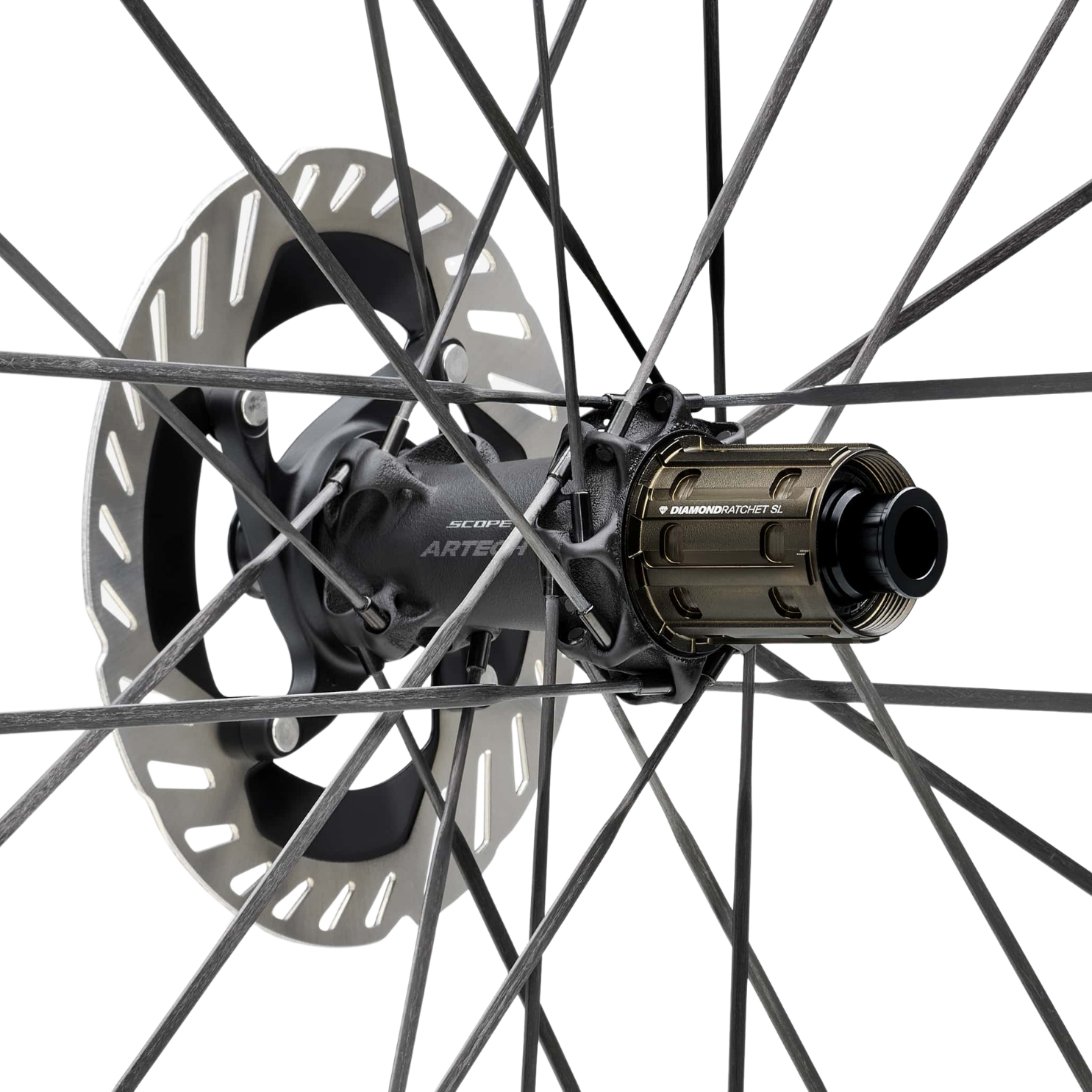 Scope Artech 8.T Road Disc Brake Wheelset - Black