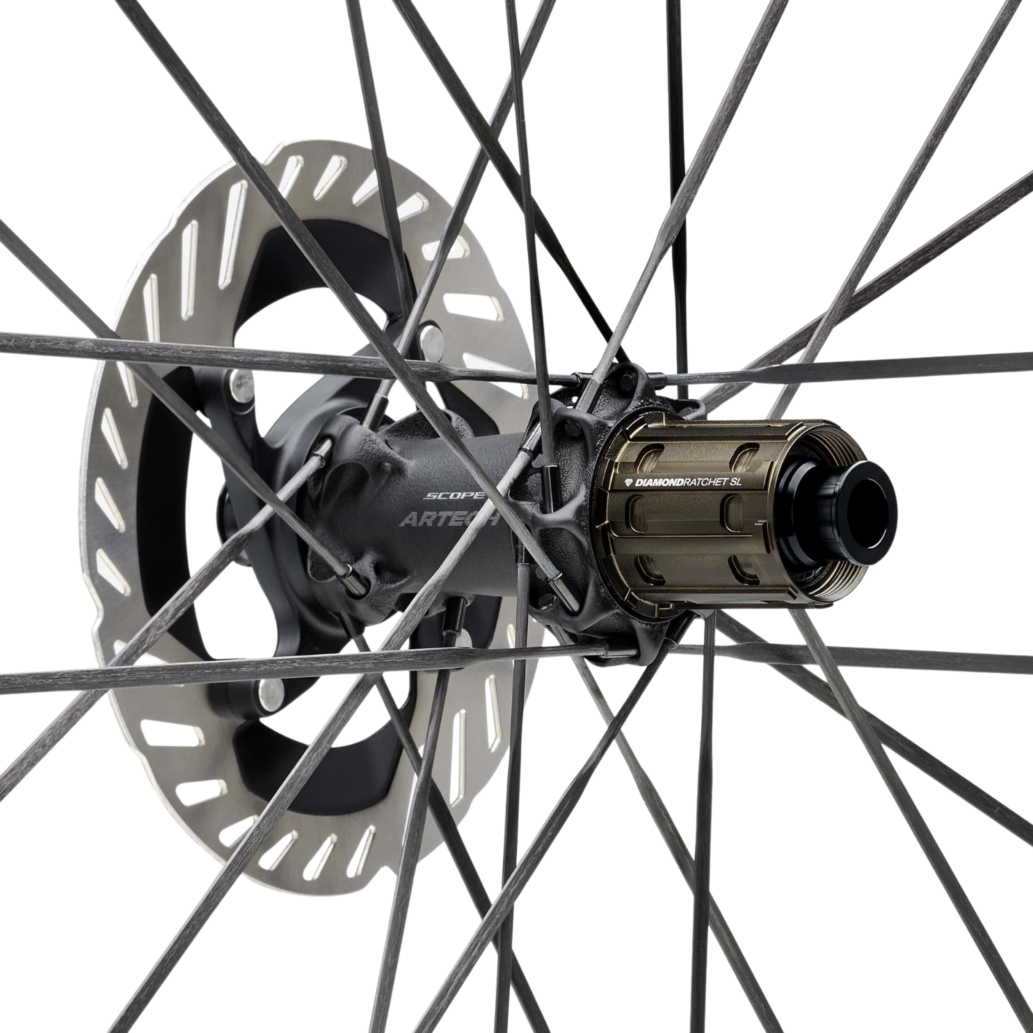 Scope Artech 8.T Road Disc Brake Wheelset - White