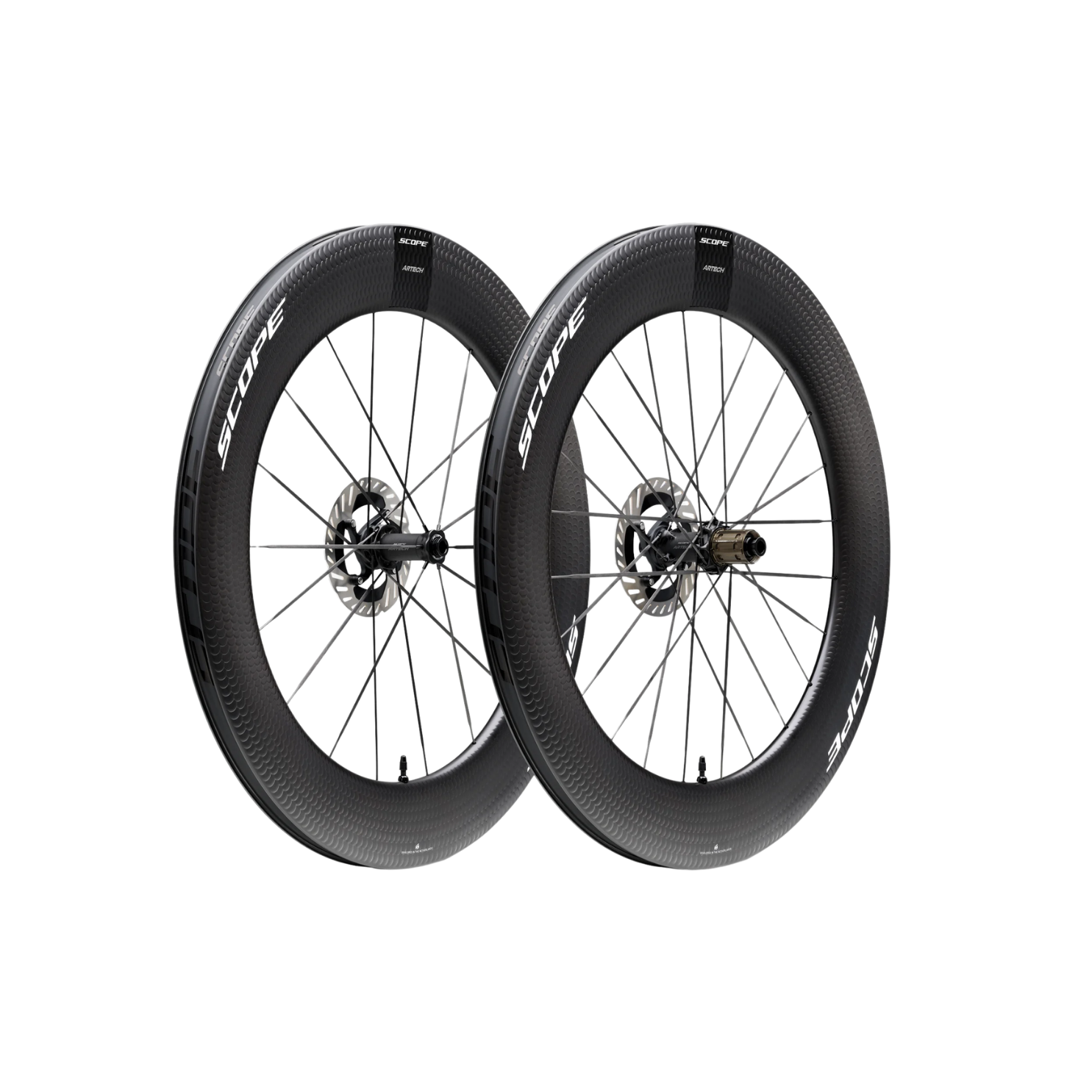 Scope Artech 8.T Road Disc Brake Wheelset - White