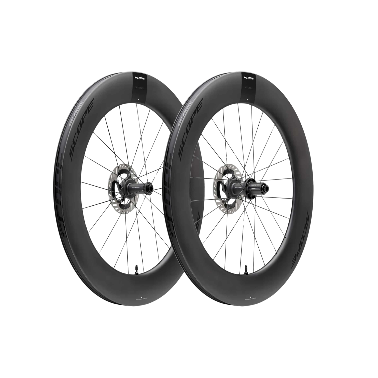 Scope R8.T Road Disc Brake Wheelset - Black