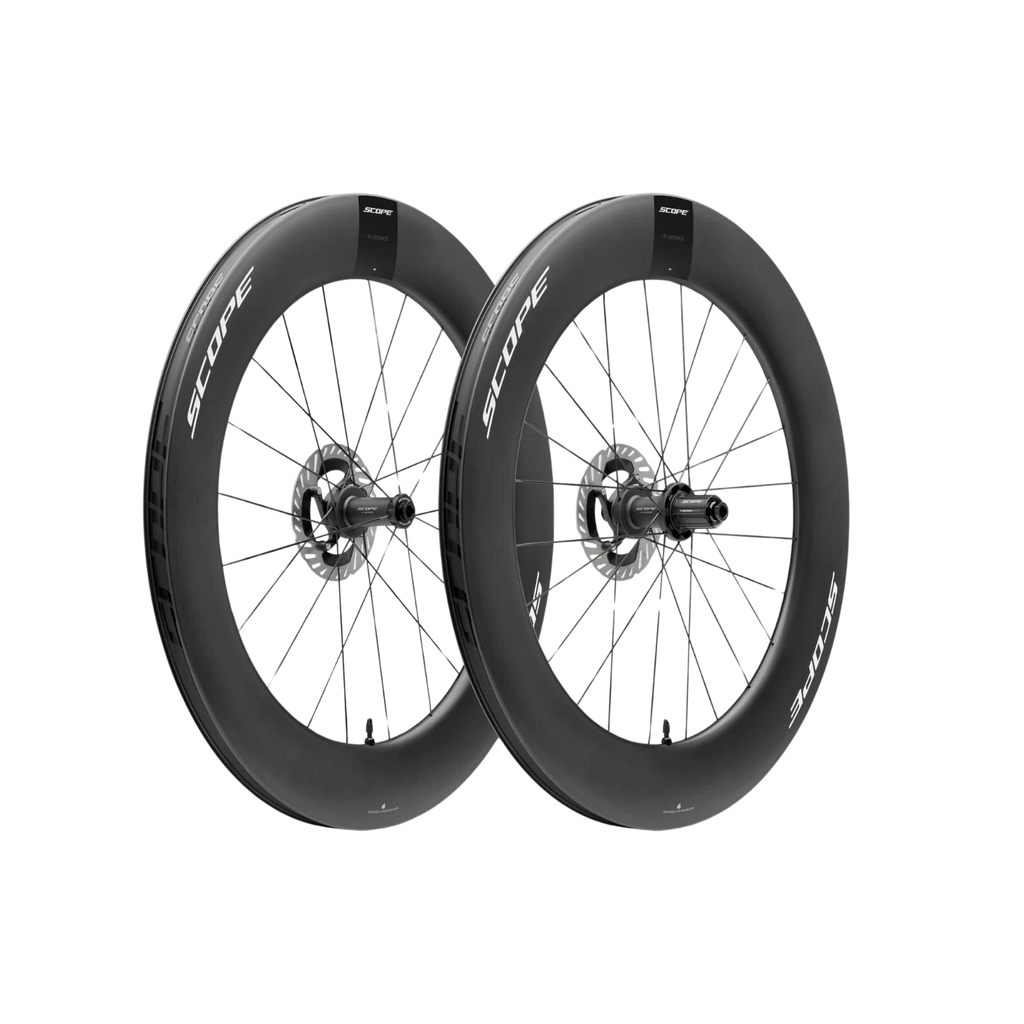 Scope R8.T Road Disc Brake Wheelset - White