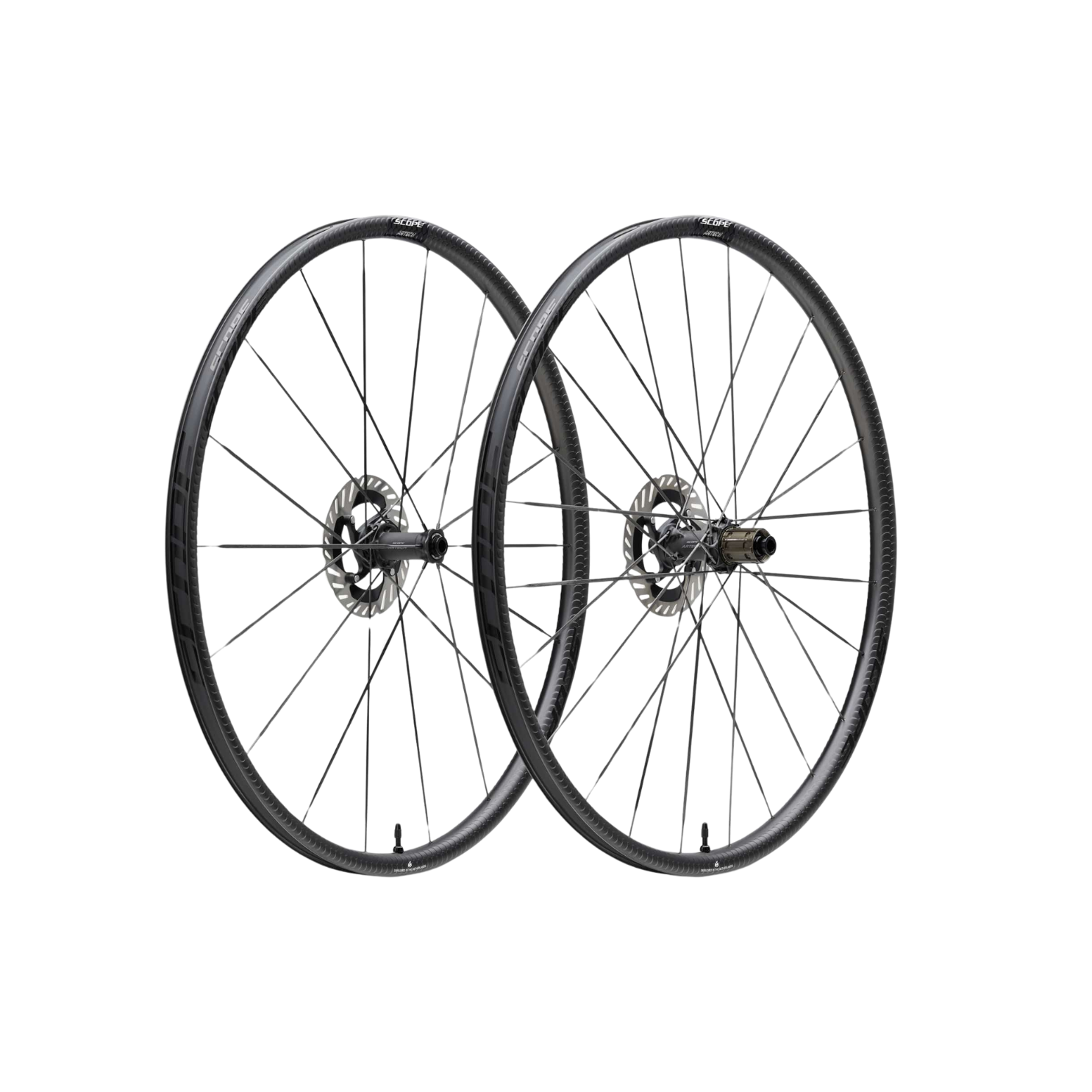 Scope Artech 2 Road Disc Brake Wheelset - Black