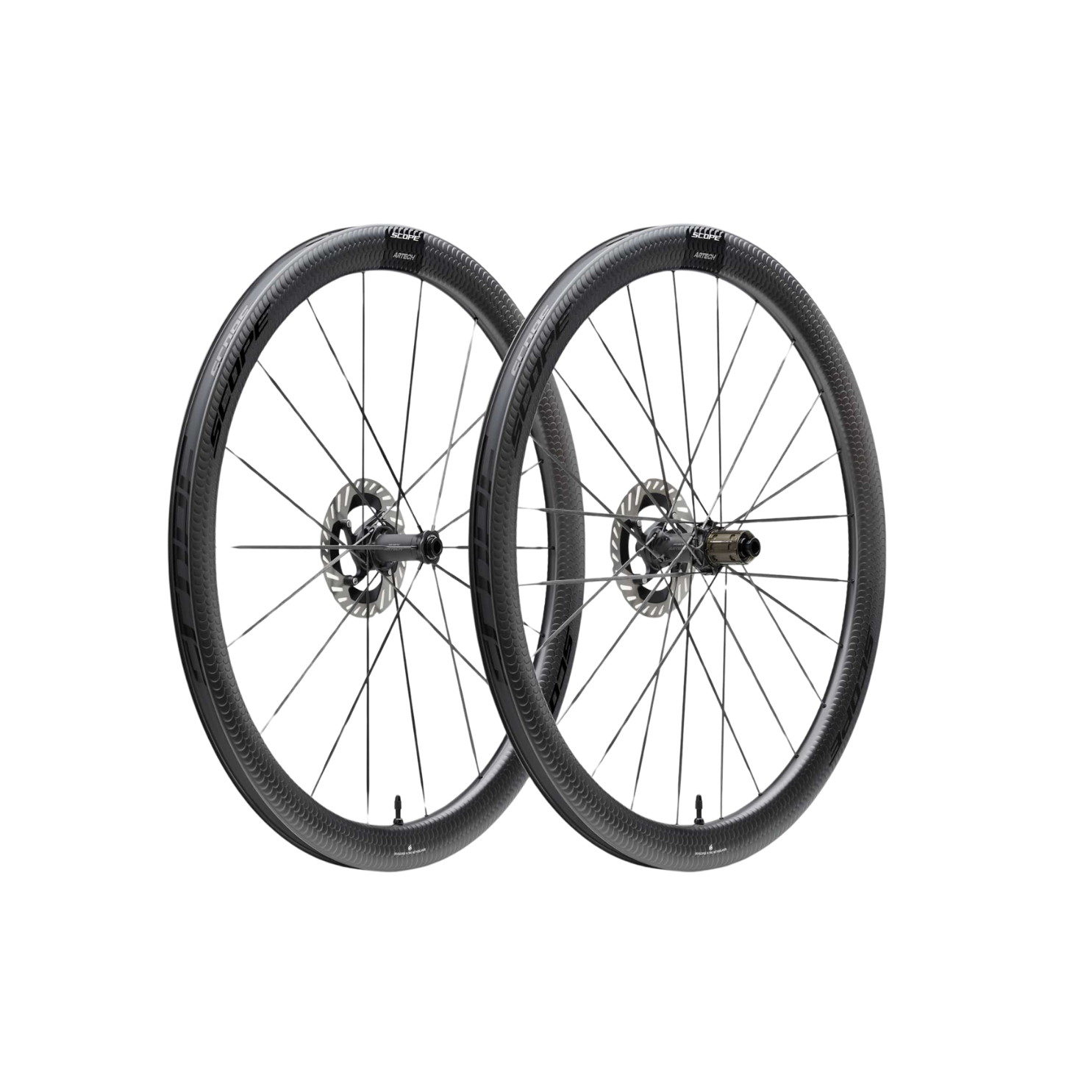 Scope Artech 4.A Road Disc Brake Wheelset - Black