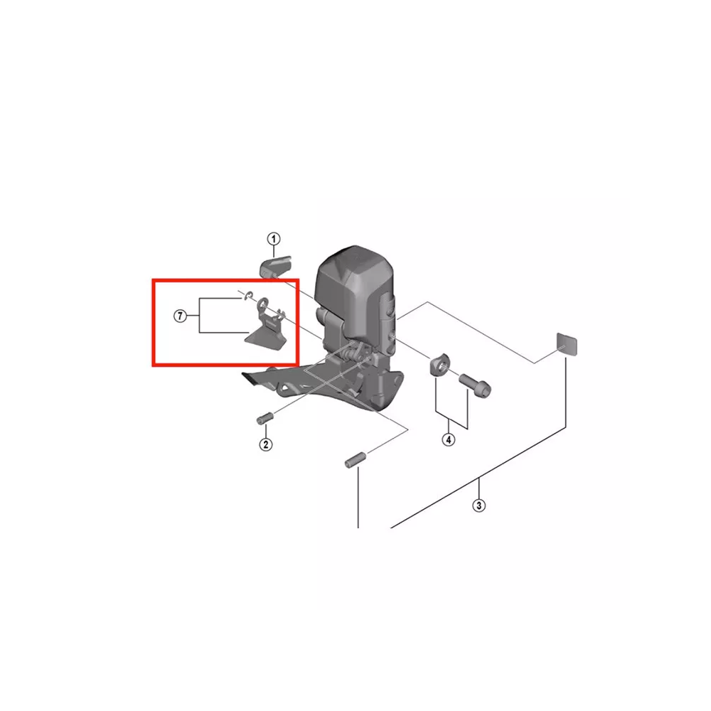 Shimano Fd-R7150 Outer Skid Plate & E-Ring