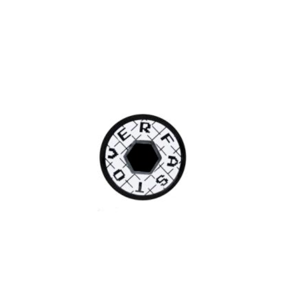 Overfast Ultralight Carbon Thru Axles - White/Black