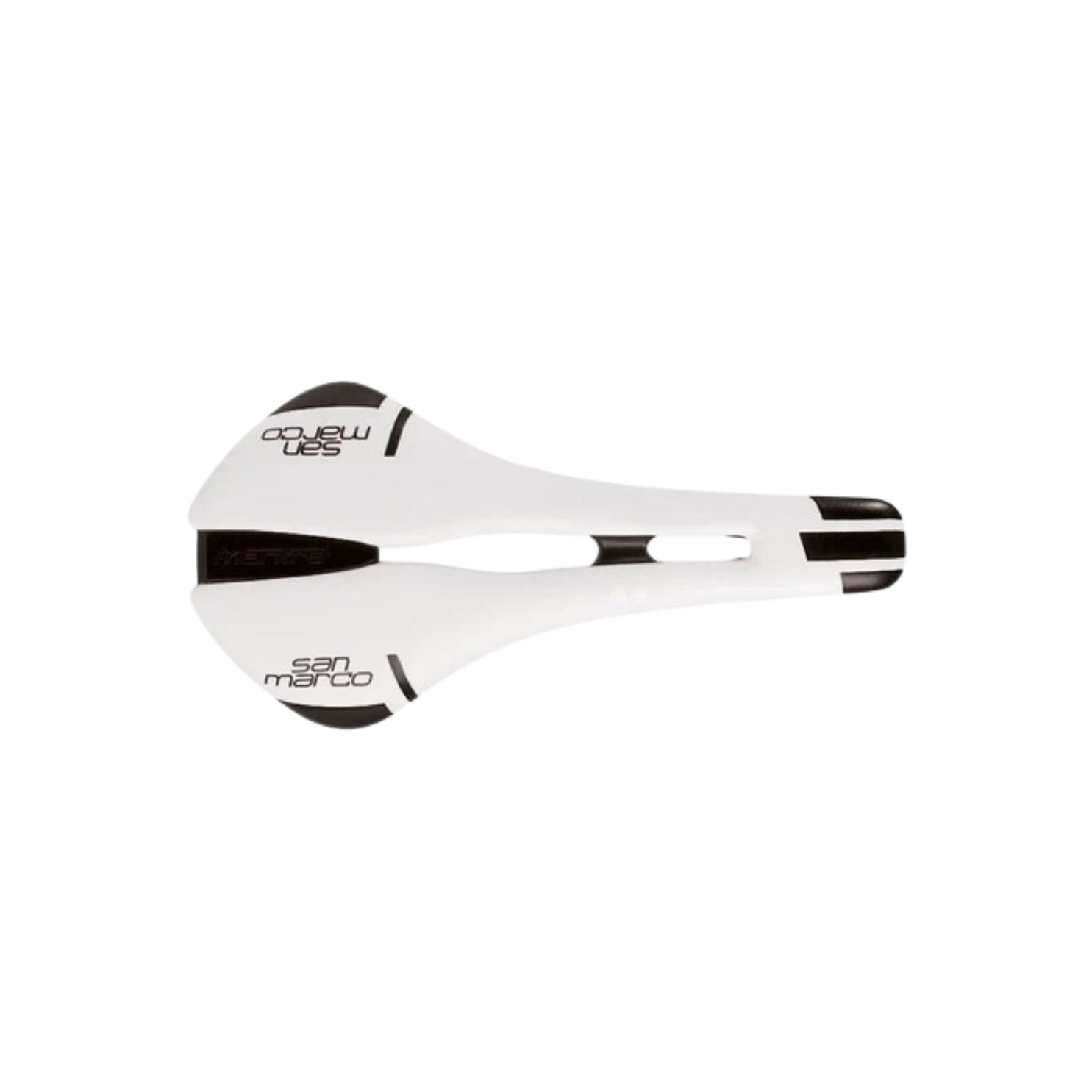Selle San Marco Aspide 2 Saddle - Black/White Stamp
