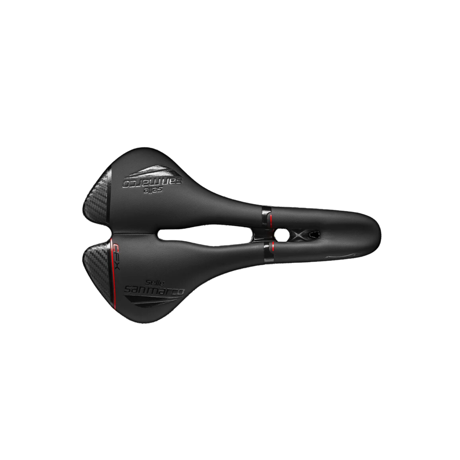 Selle San Marco Aspide Carbon FX Open Saddle - Black