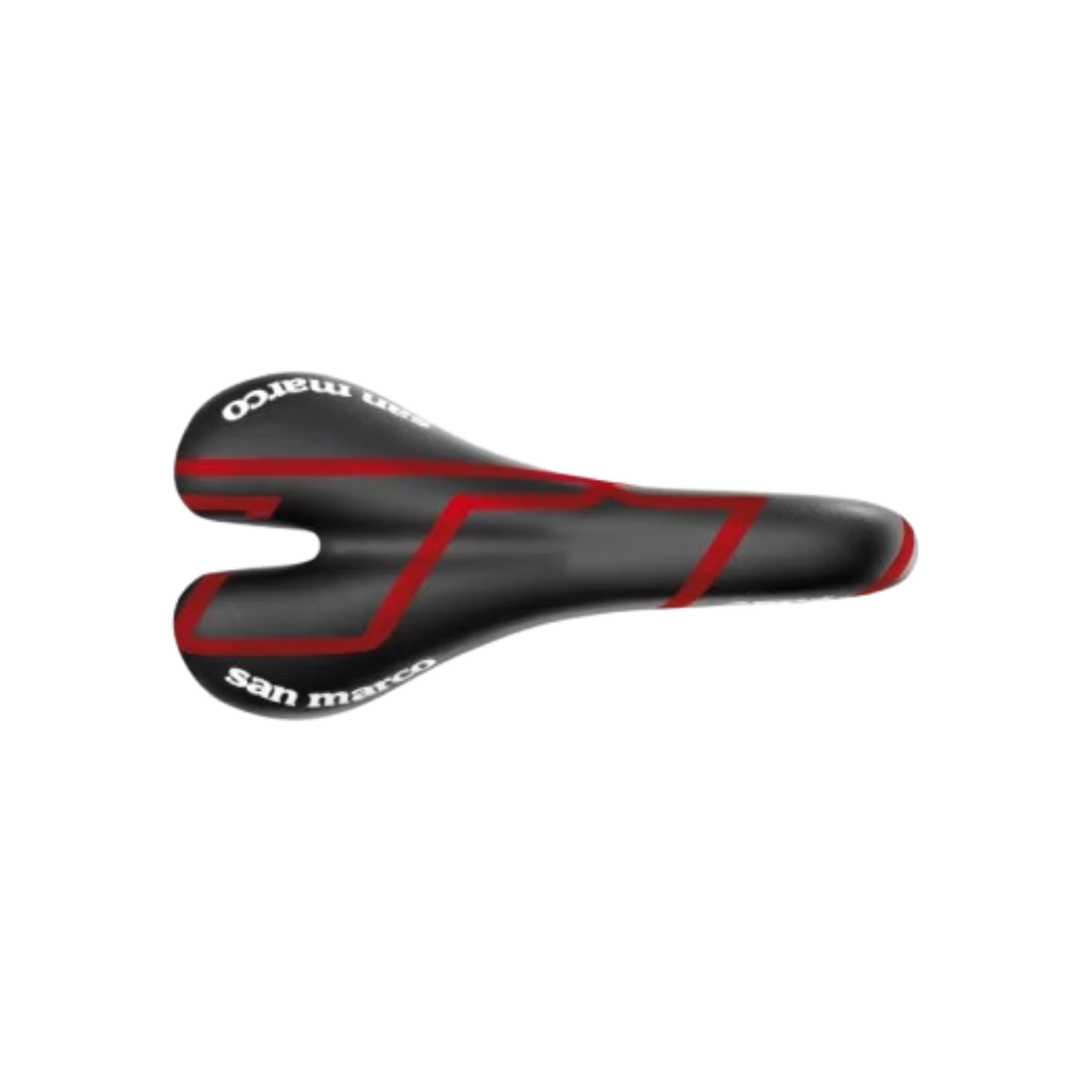 Selle San Marco Aspide Carbon FX Triathlon Saddle - Black/Red